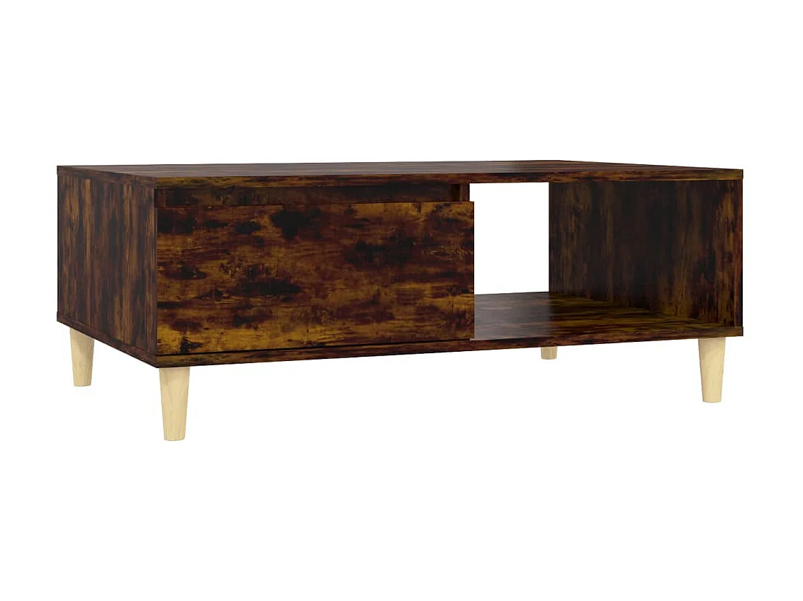 Table basse Chêne fumé 90x60x35