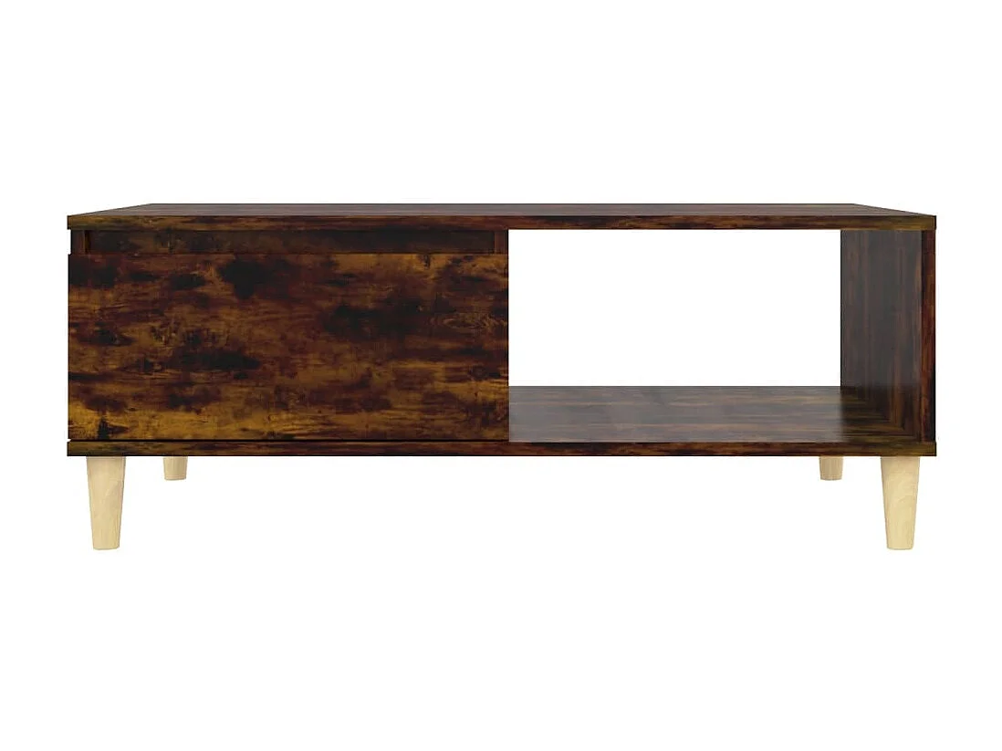 Table basse Chêne fumé 90x60x35