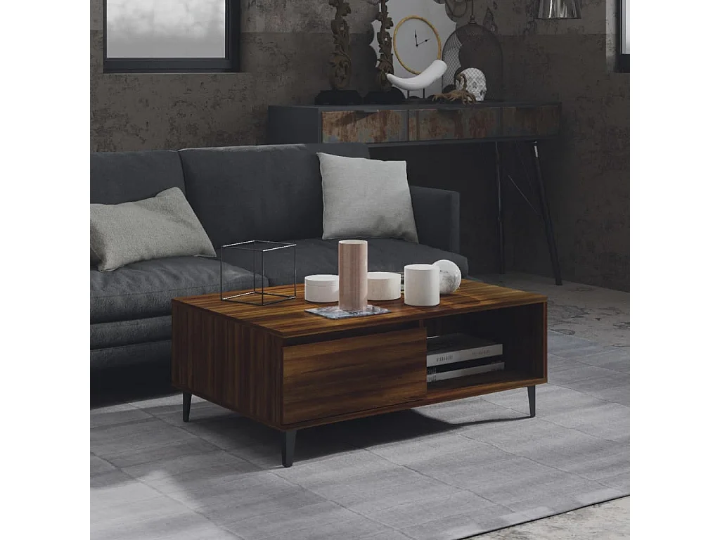 Table basse Chêne marron 90x60x35