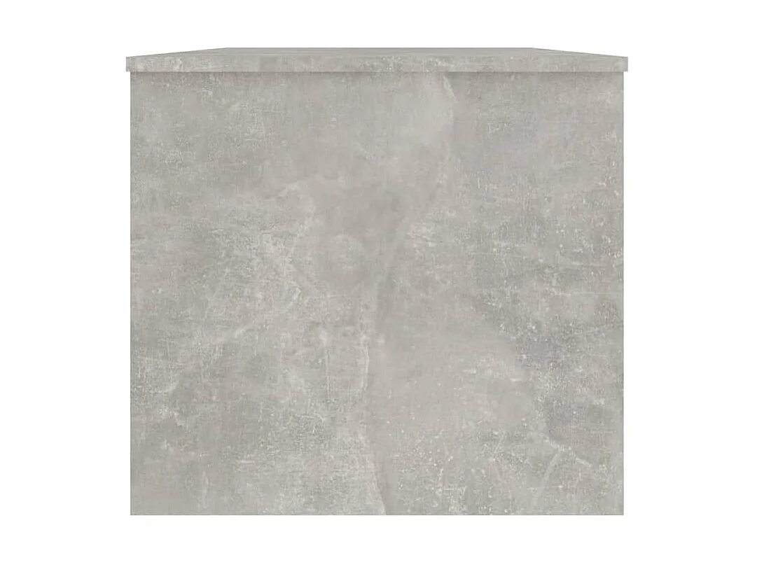 Table basse Gris béton 102x50,5x46,5 Bois d'ingénierie