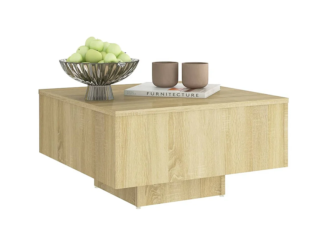 Table basse Chêne sonoma 60x60x31,5