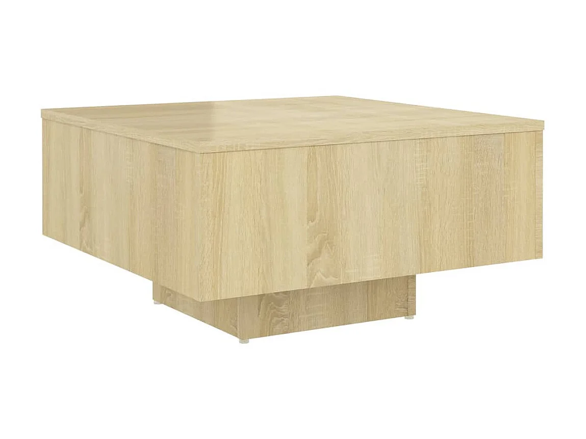 Table basse Chêne sonoma 60x60x31,5