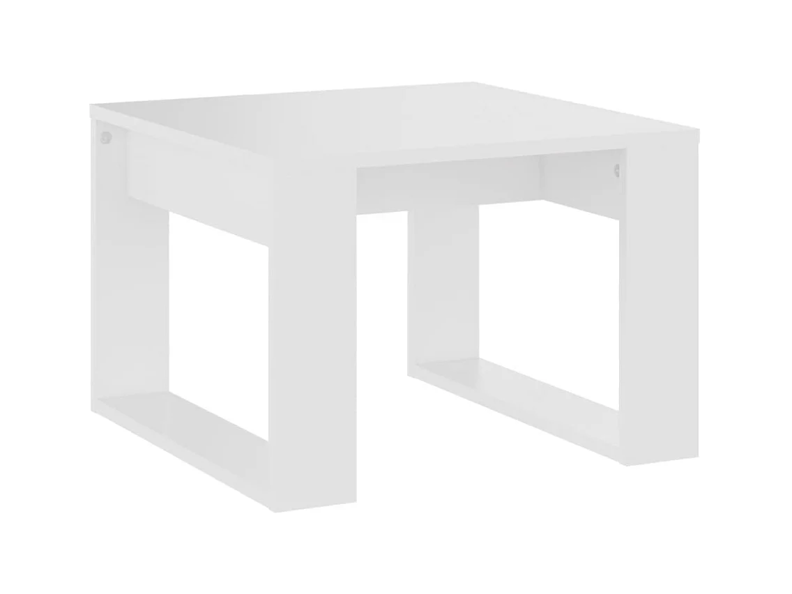 Table d'appoint Blanc 50x50x35