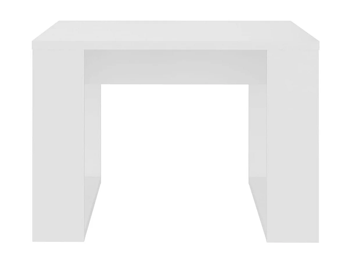 Table d'appoint Blanc 50x50x35