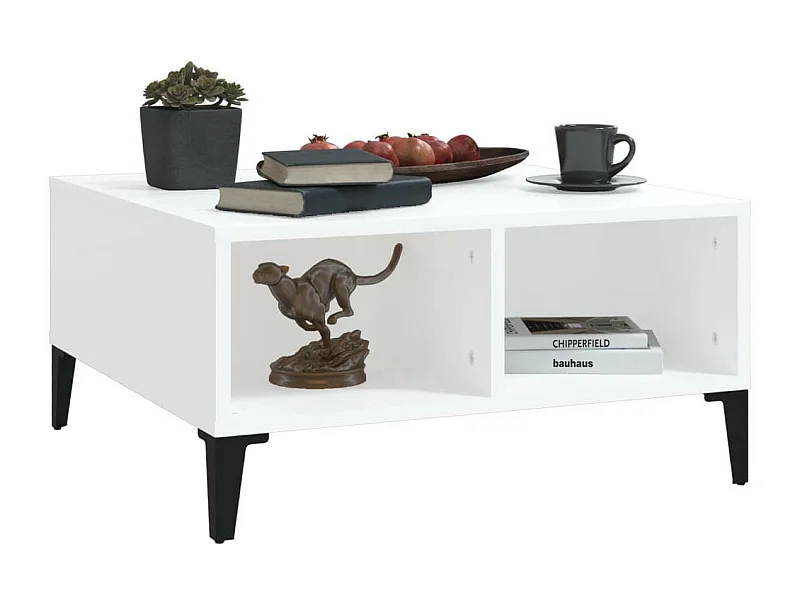 Table basse Blanc 60x60x30