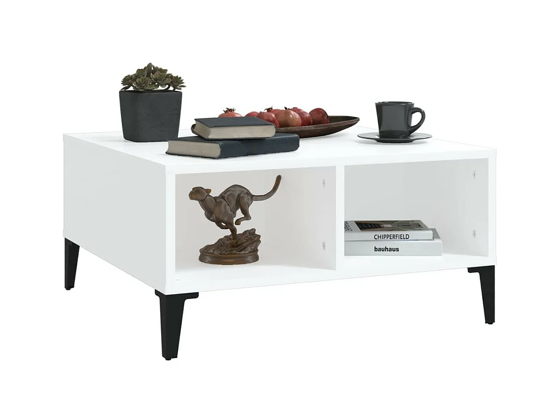 Table basse Blanc 60x60x30