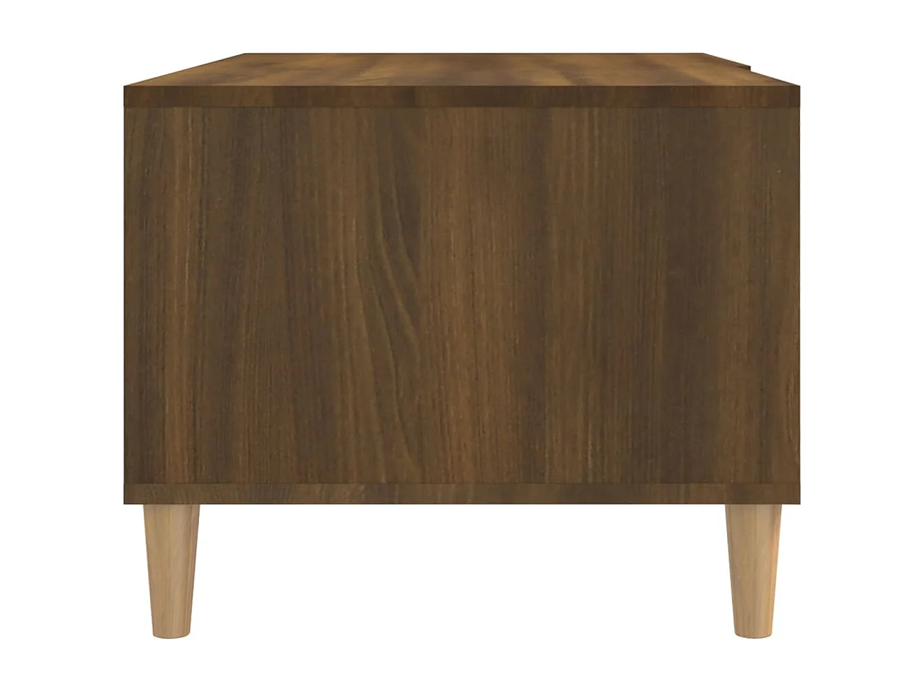 Salontafel 89,5x50x40 cm bewerkt hout bruineikenkleurig