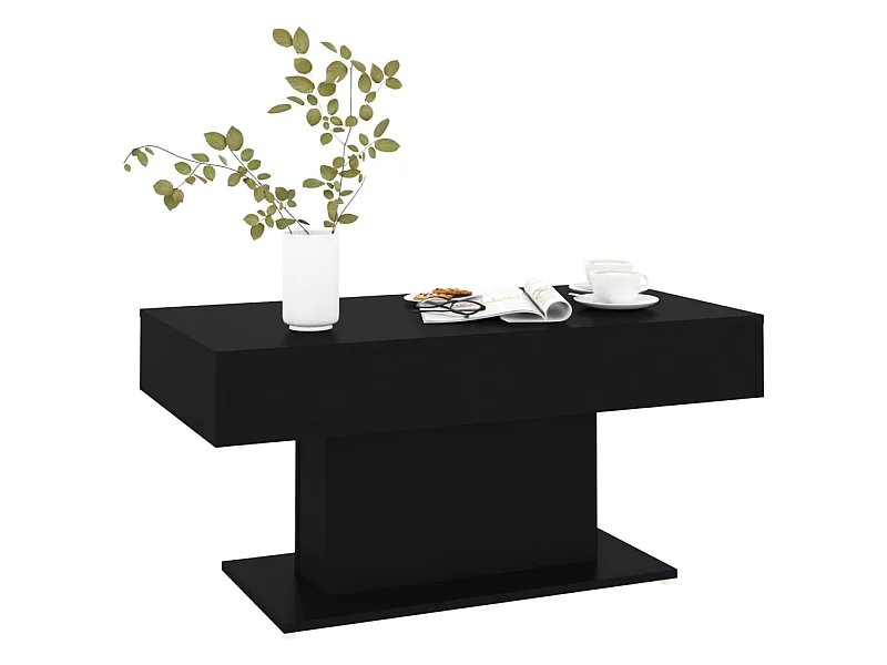 Table basse Noir 96x50x45