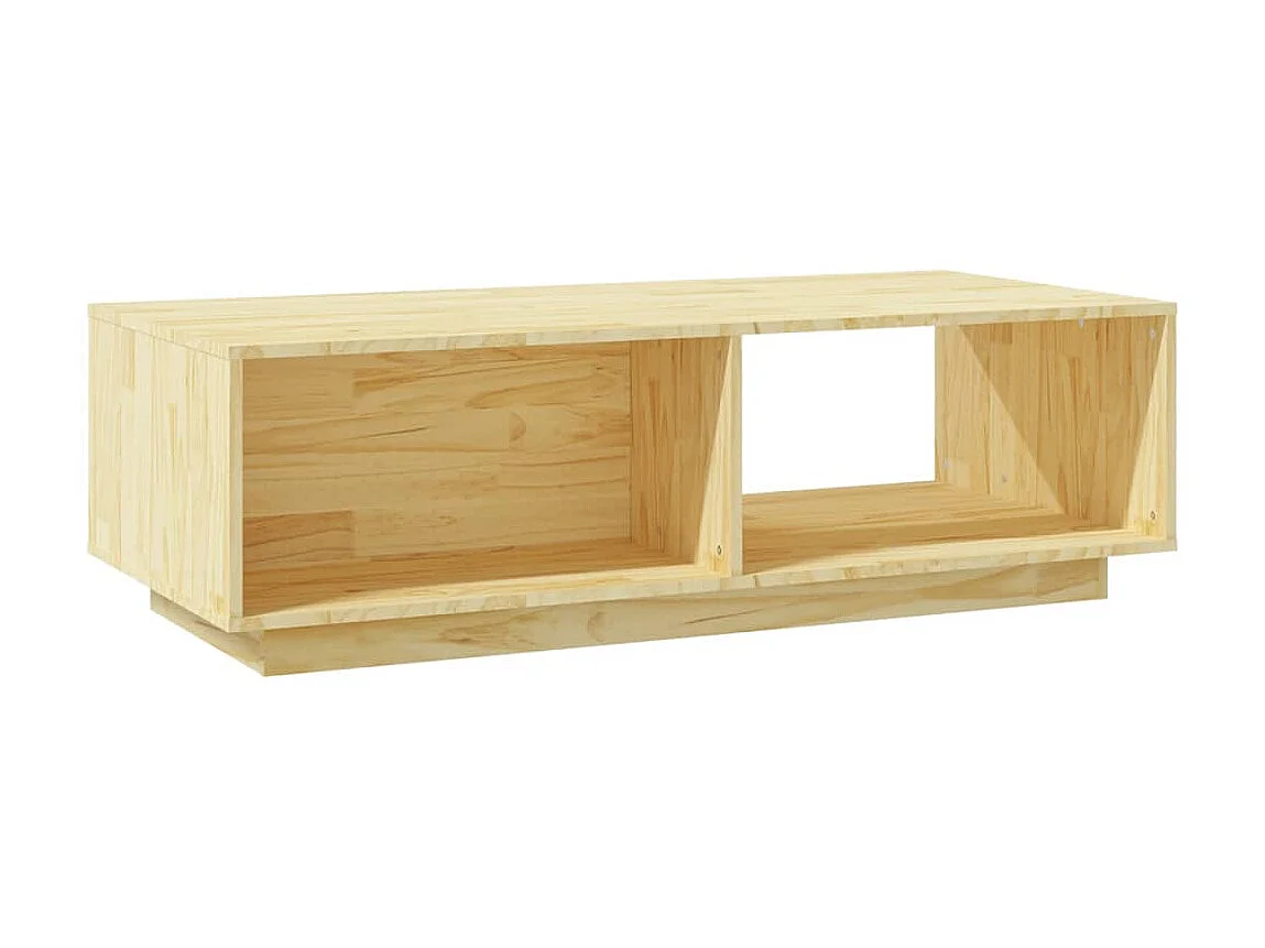 Table basse 110x50x33,5 Bois de pin massif