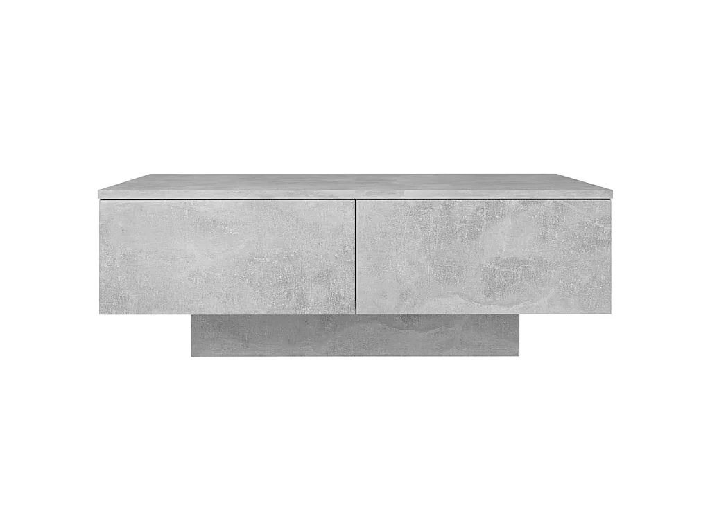 Table basse Gris béton 90x60x31