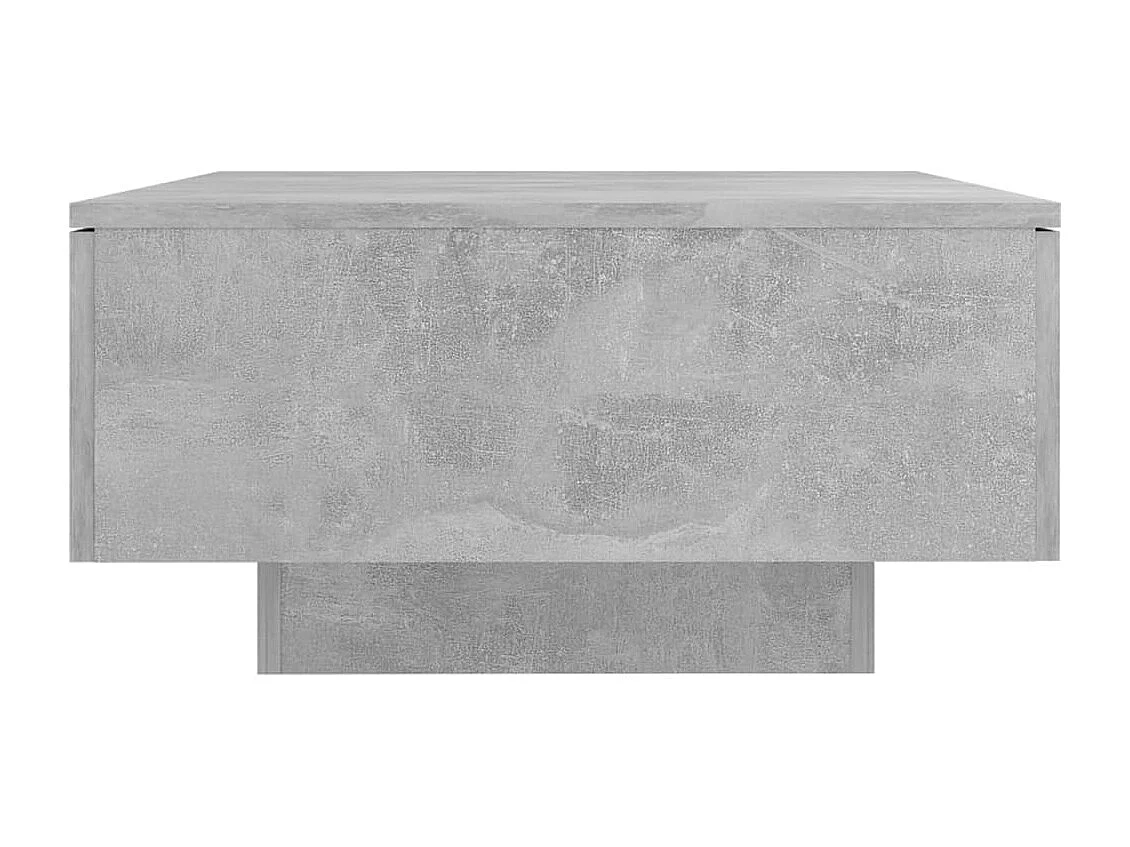 Table basse Gris béton 90x60x31