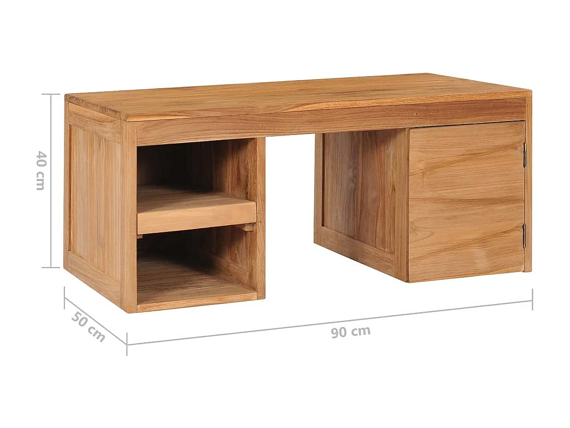 Table basse 90x50x40 Bois de teck massif