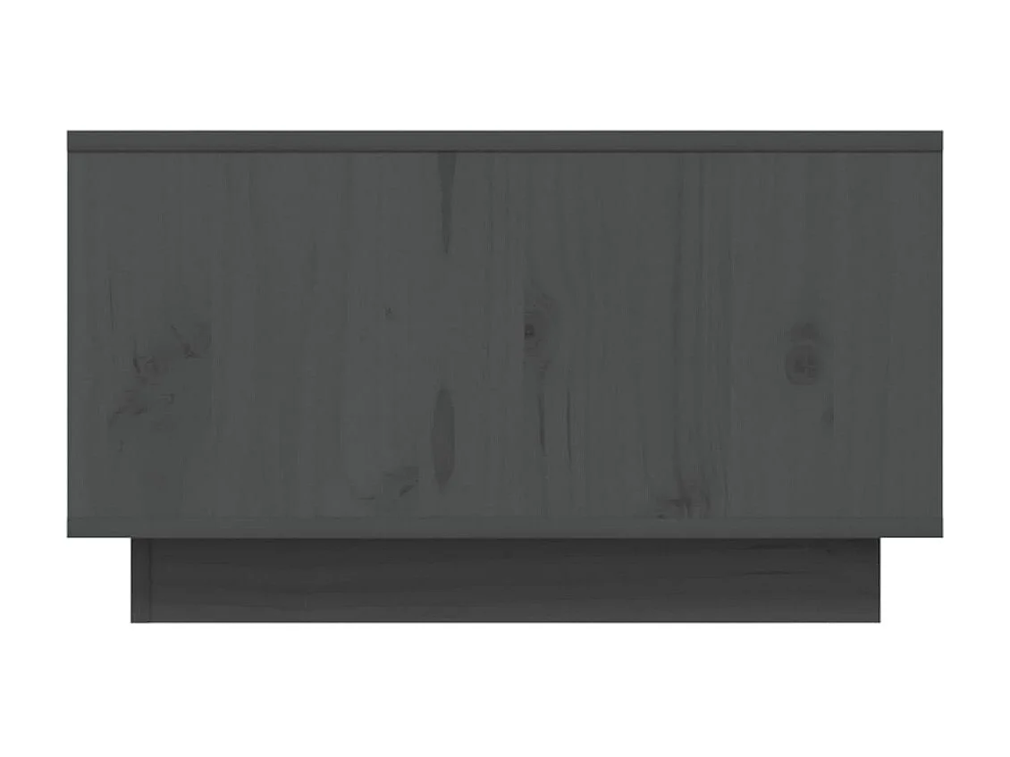 Table basse Gris 55x56x32 Bois massif de pin