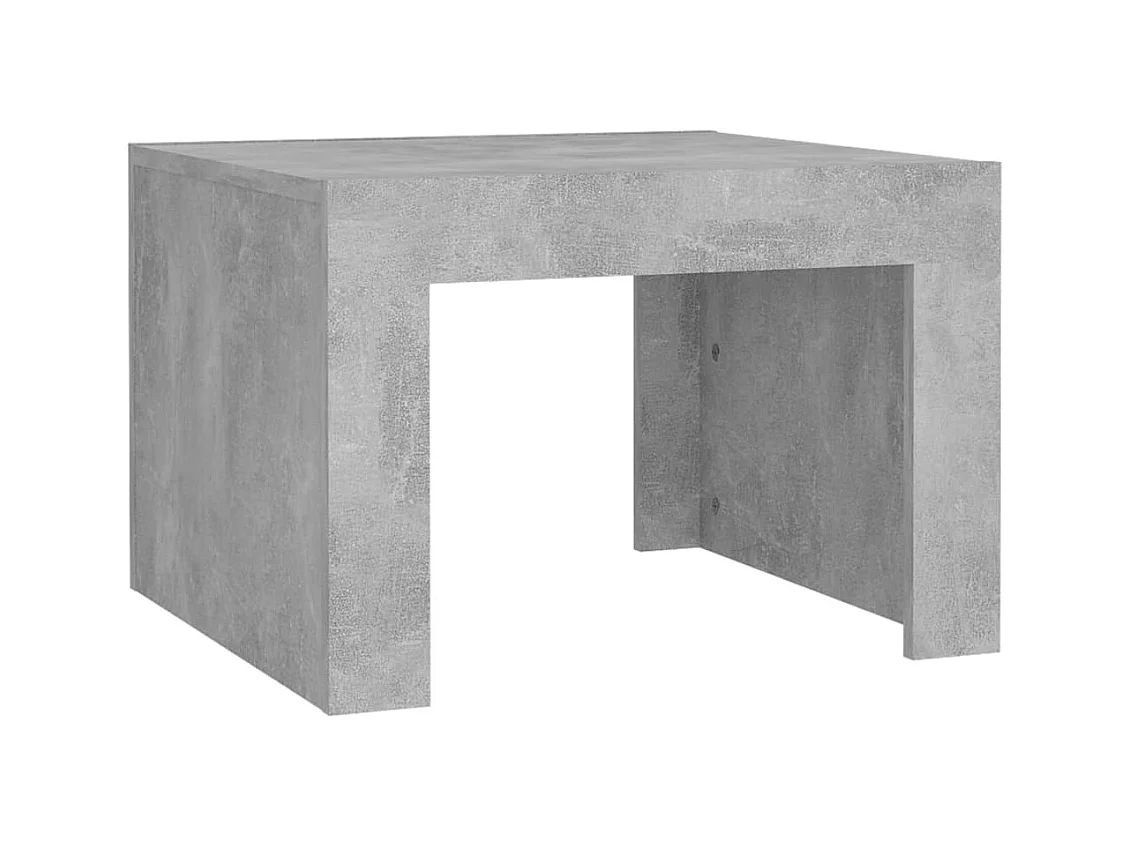 Table basse Gris béton 50x50x35