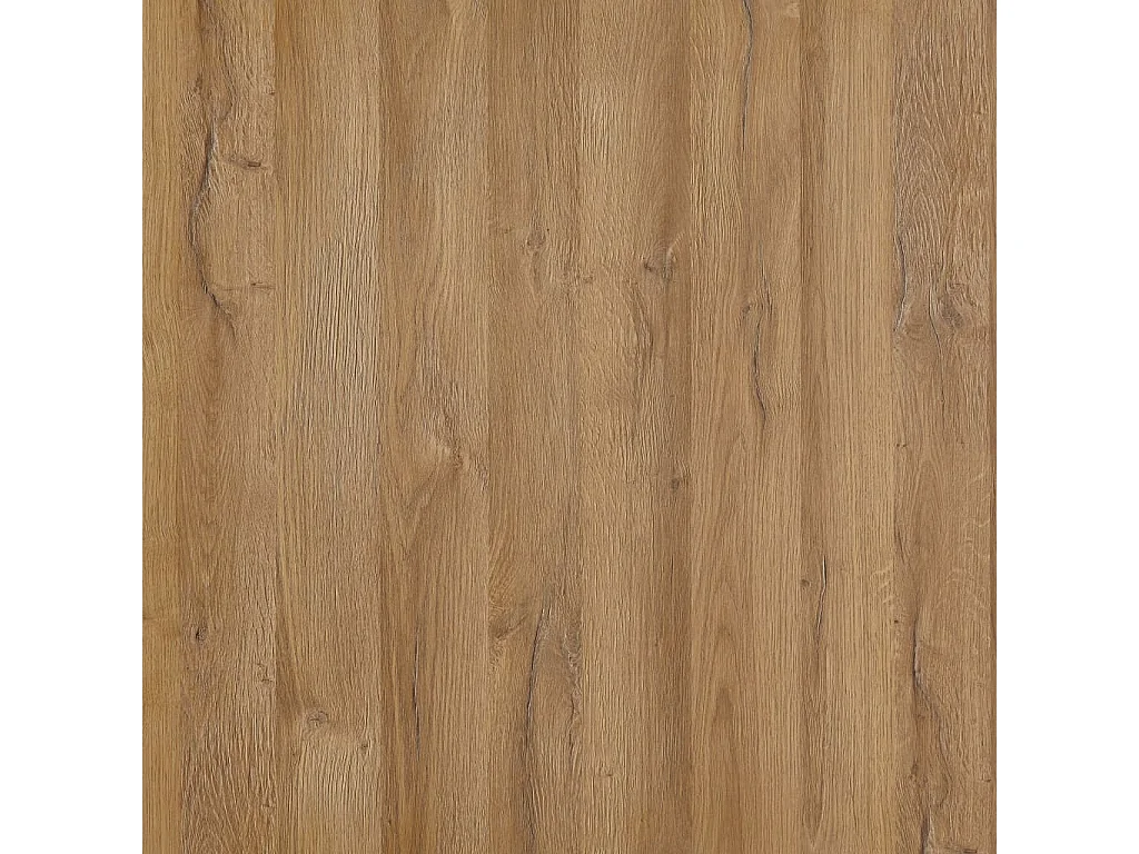 FMD Table basse extensible Chêne artisanal et noir