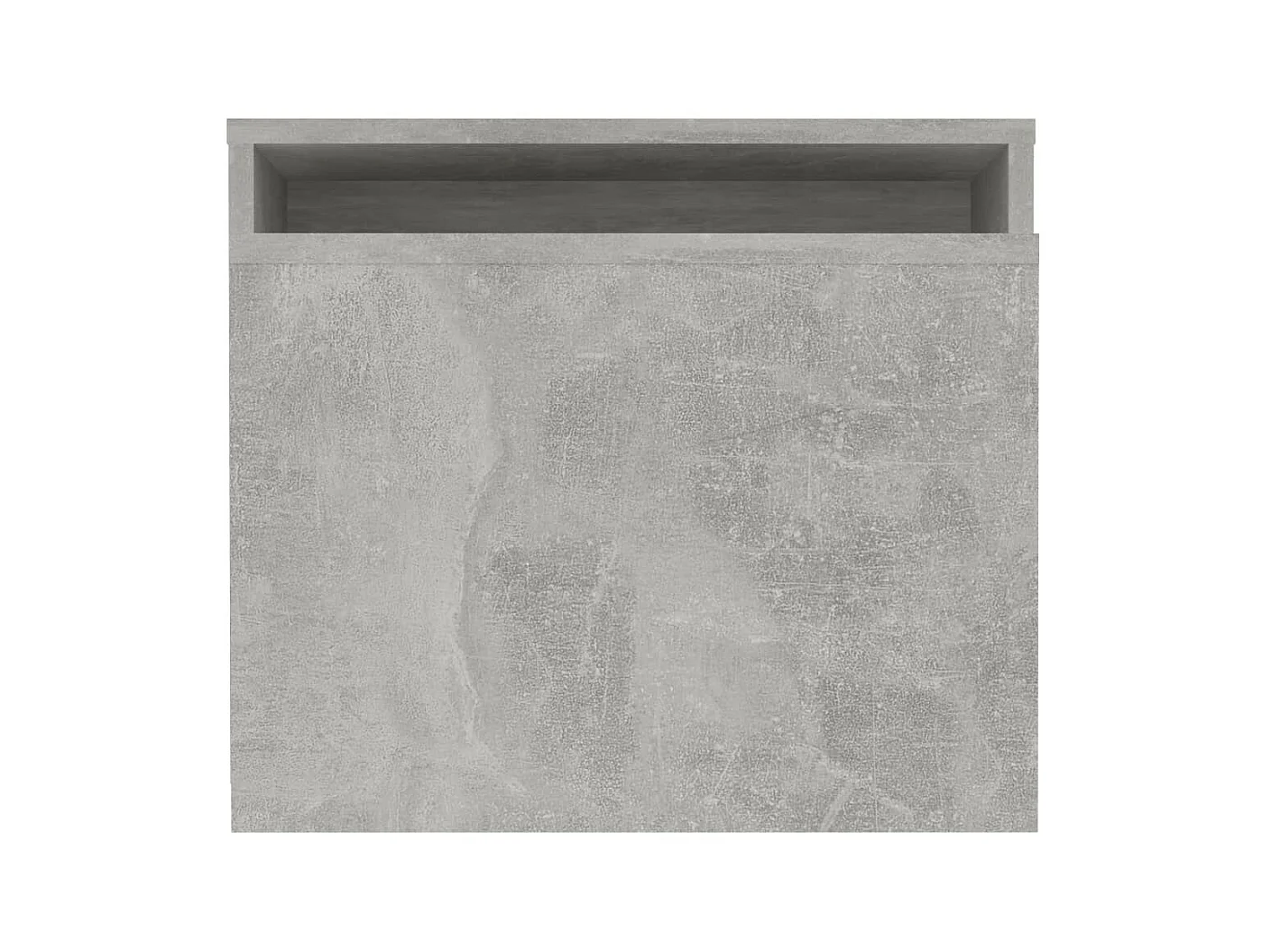 Ensemble de tables basses Gris béton 100x48x40
