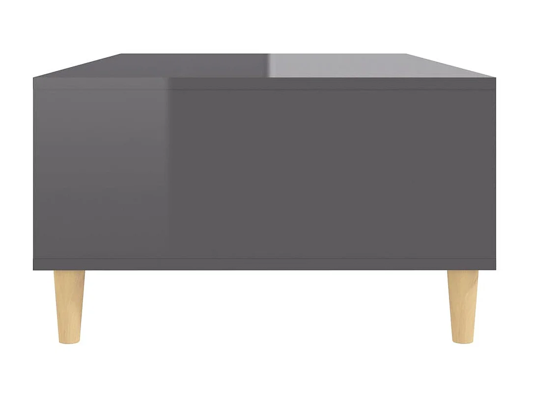 Table basse Gris brillant 103,5x60x35 2