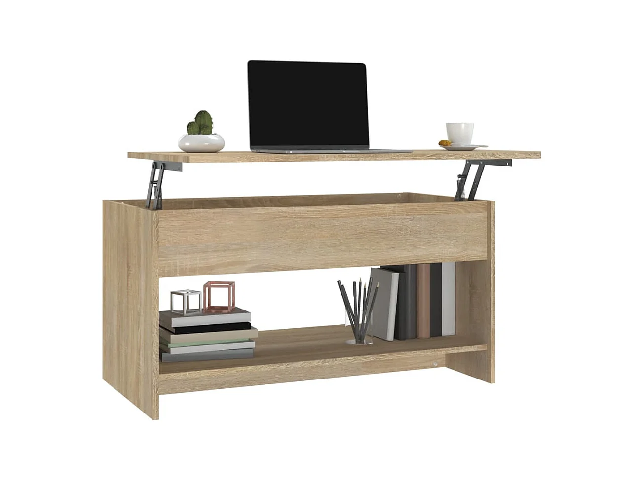 Table basse Chêne sonoma 102x50x52,5 Bois d'ingénierie
