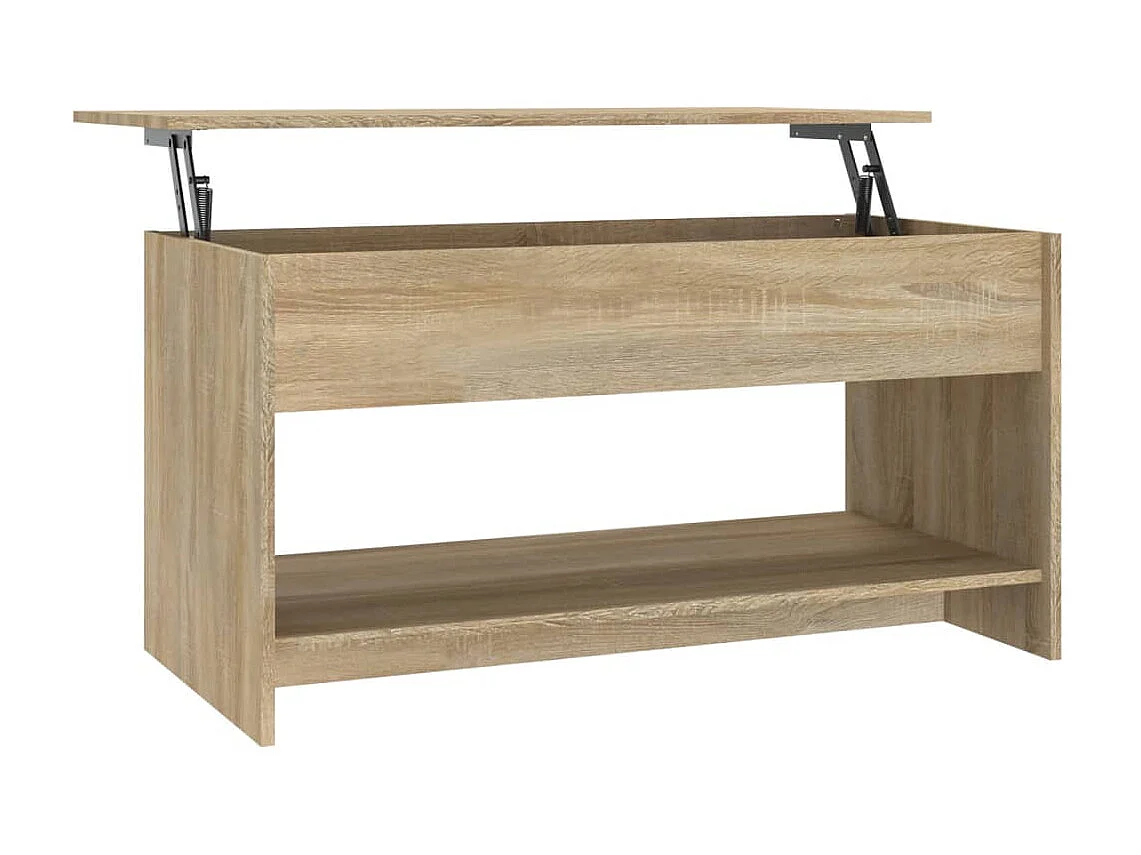 Table basse Chêne sonoma 102x50x52,5 Bois d'ingénierie
