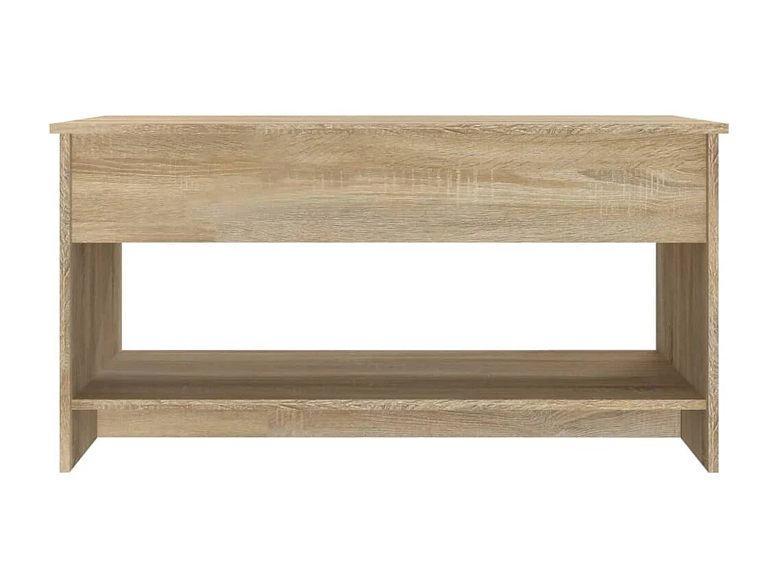Table basse Chêne sonoma 102x50x52,5 Bois d'ingénierie