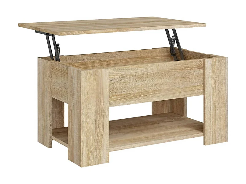 Table basse Chêne sonoma 79x49x41 Bois d'ingénierie