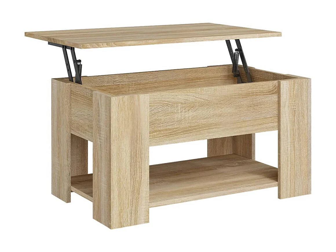 Table basse Chêne sonoma 79x49x41 Bois d'ingénierie