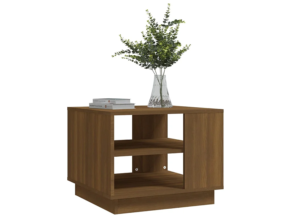 Table basse Chêne marron 55x55x43