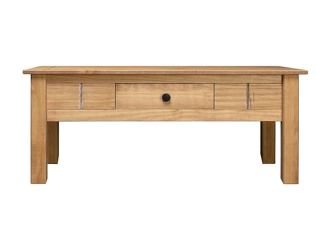 Table basse 100x60x45 Pin massif Assortiment Panama