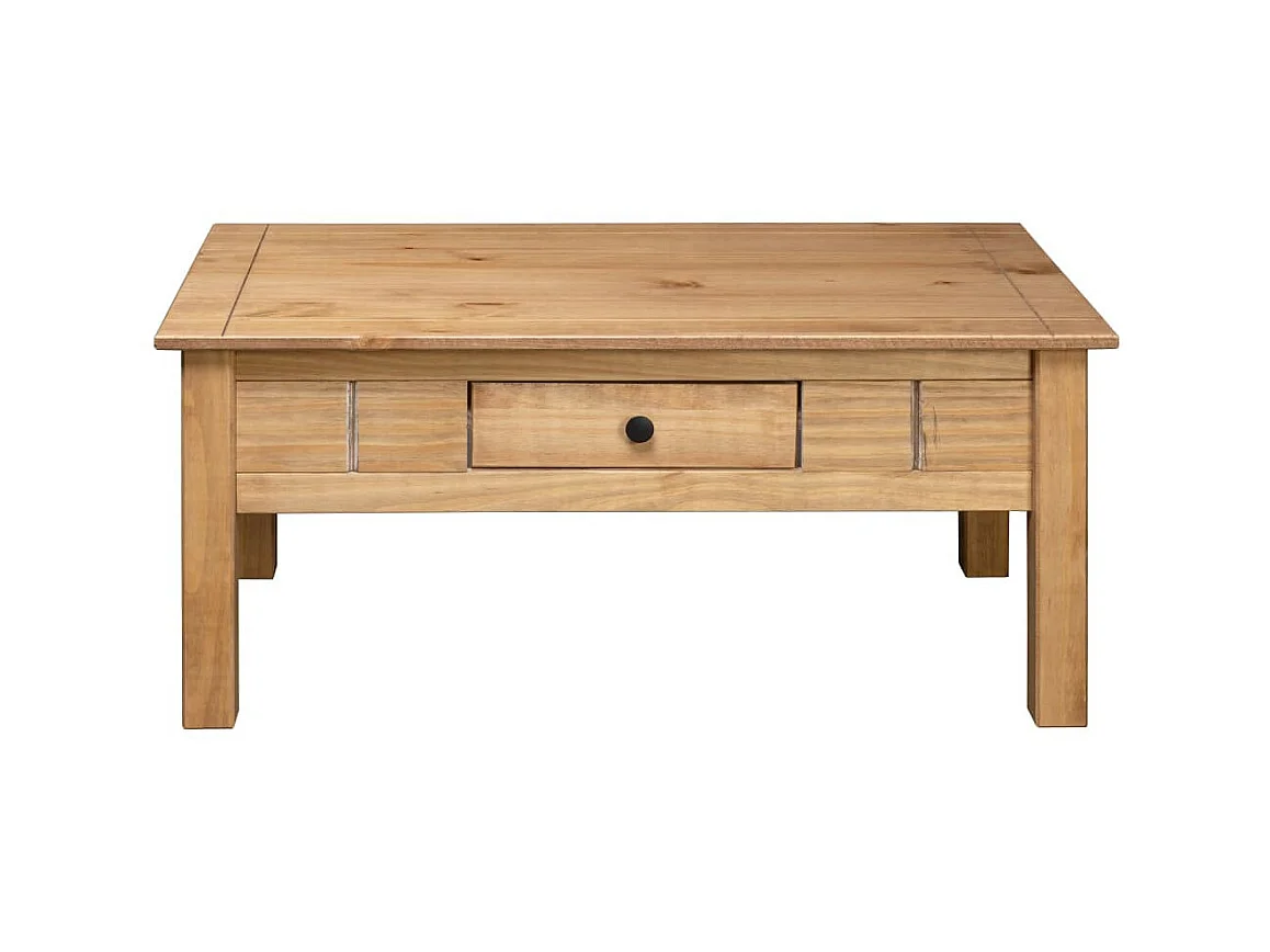 Table basse 100x60x45 Pin massif Assortiment Panama