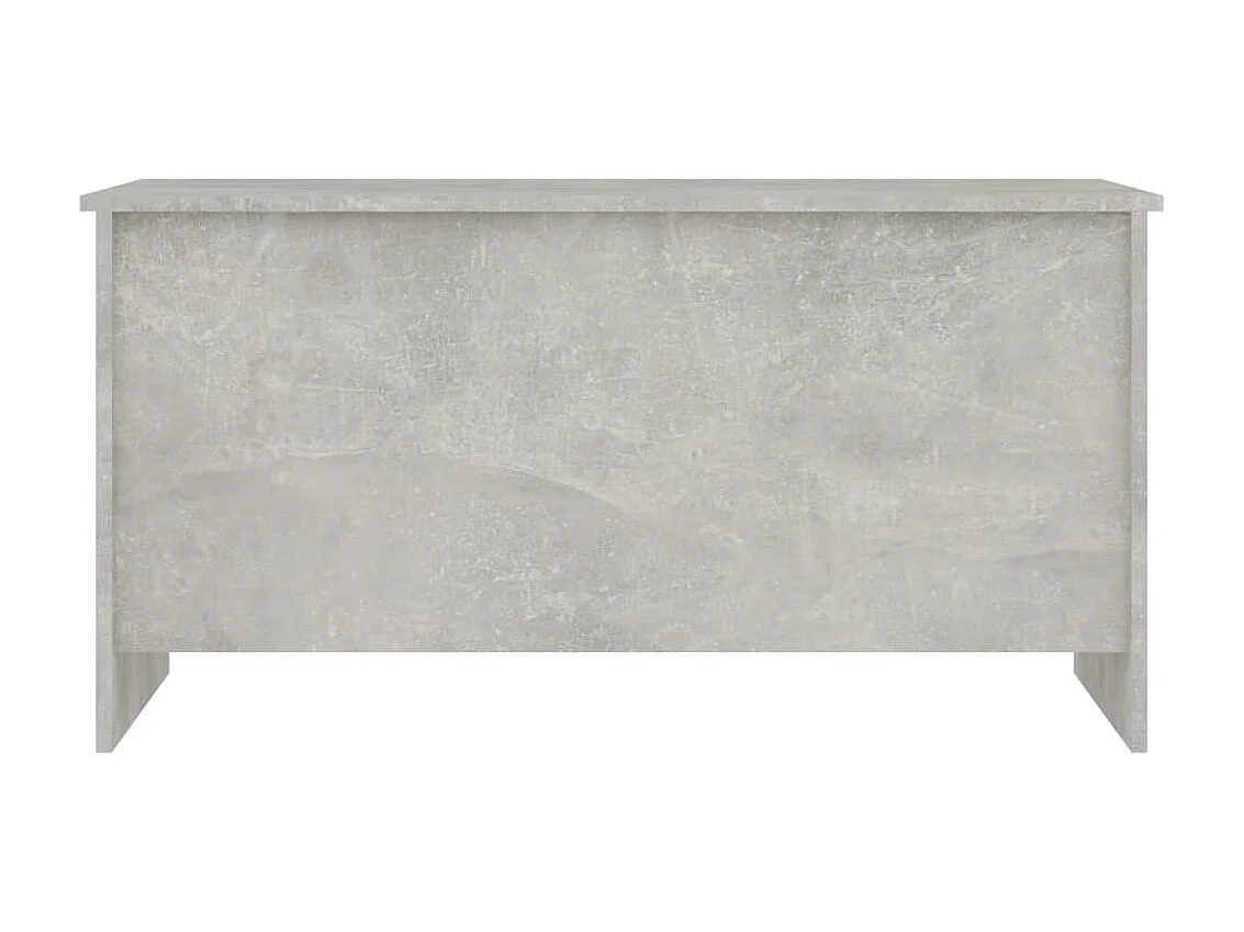 Table basse Gris béton 102x55,5x52,5 Bois d'ingénierie