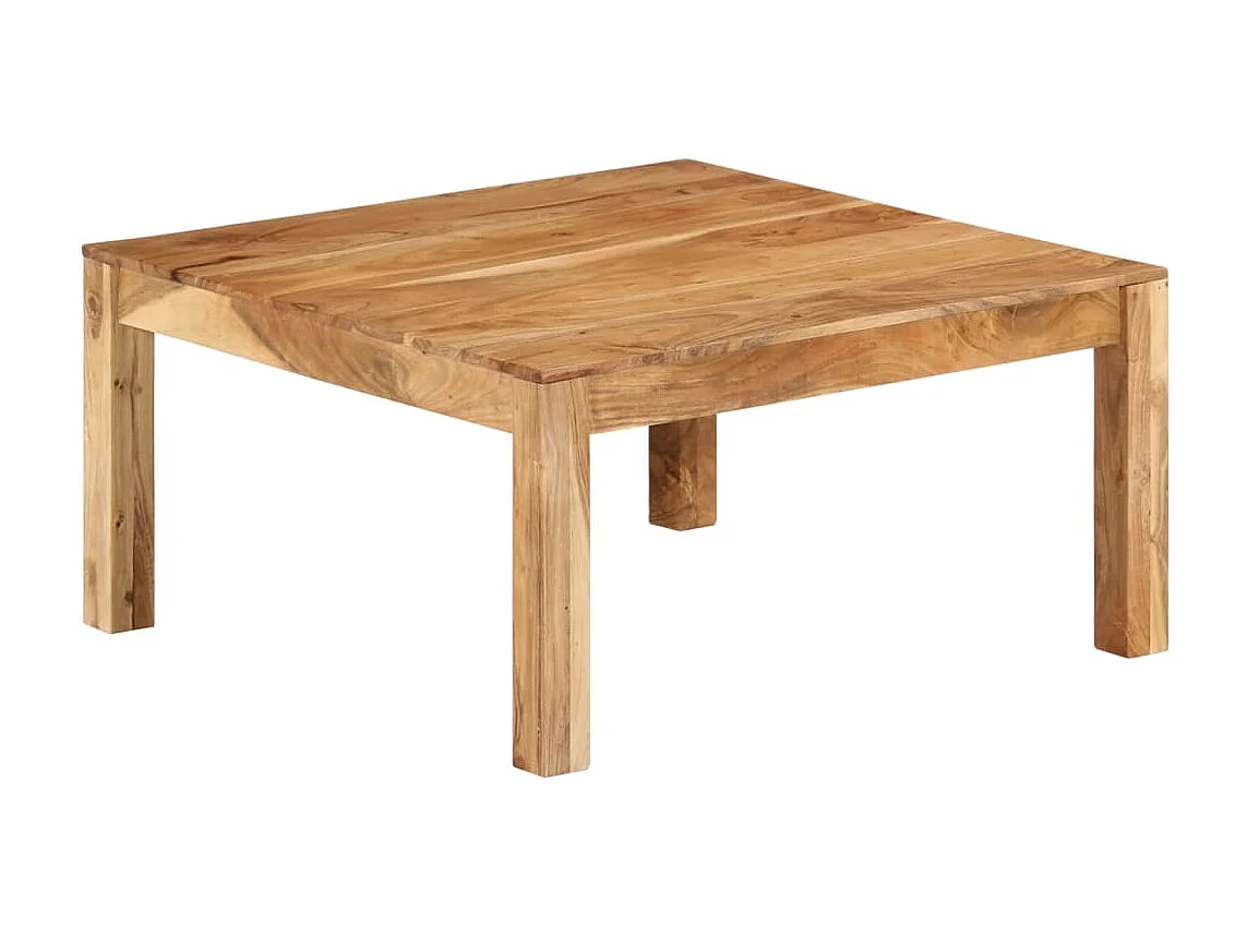 Table basse 80x80x40 Bois d'acacia massif