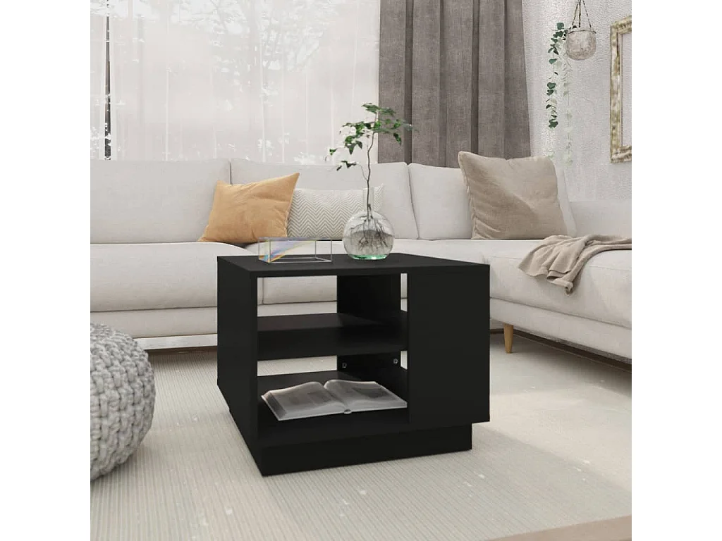 Table basse Noir 55x55x43