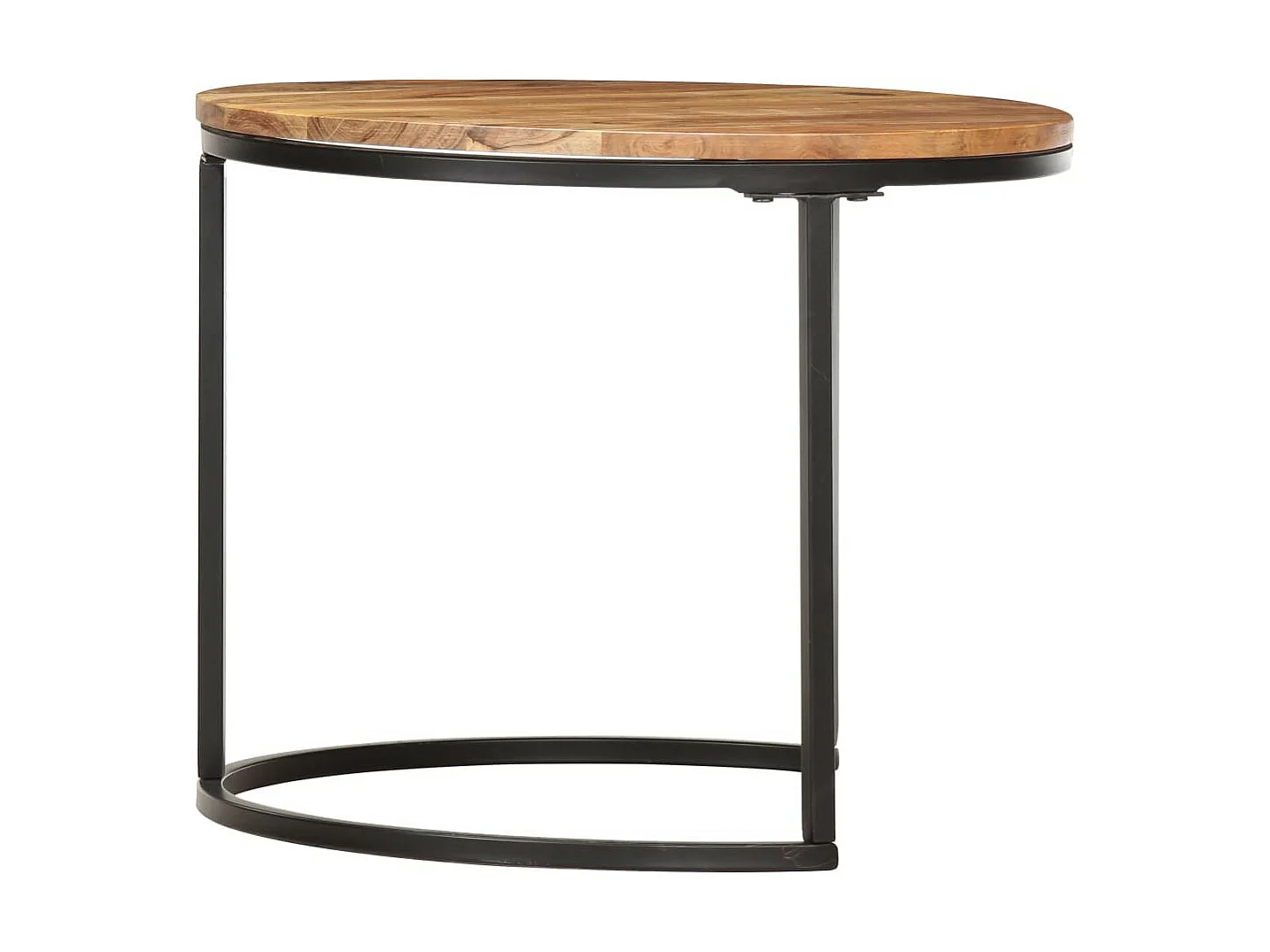 Tables gigognes 2 pcs Bois d'acacia massif 2