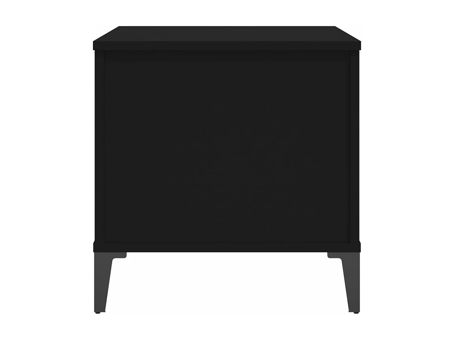 Table basse Noir 60x44,5x45 Bois d'ingénierie