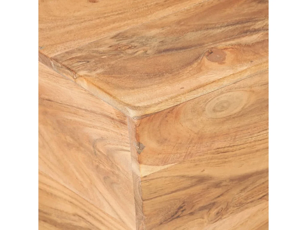 Table basse en forme de V 66x66x30 Bois d'acacia massif