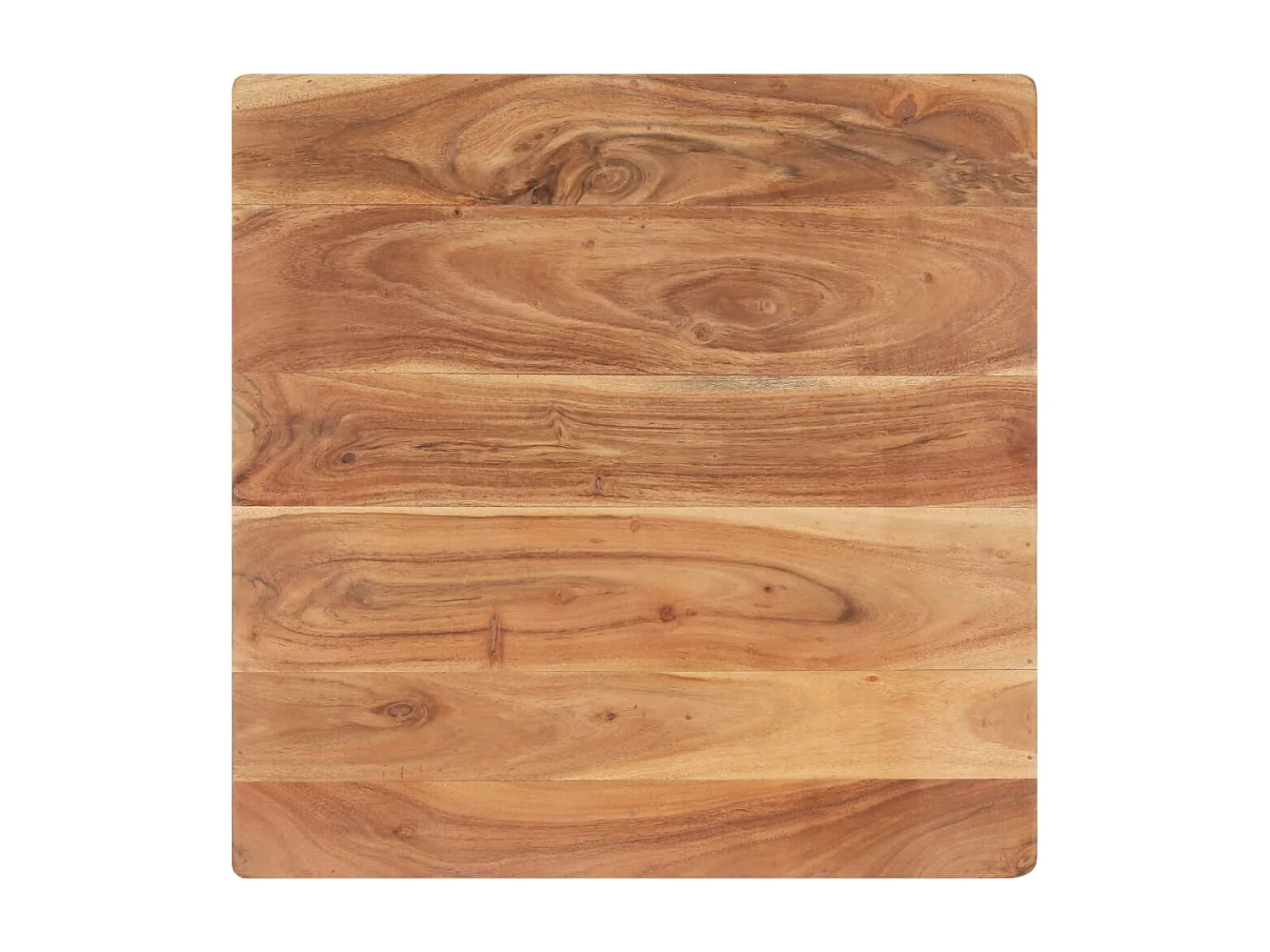 Table basse en forme de V 66x66x30 Bois d'acacia massif