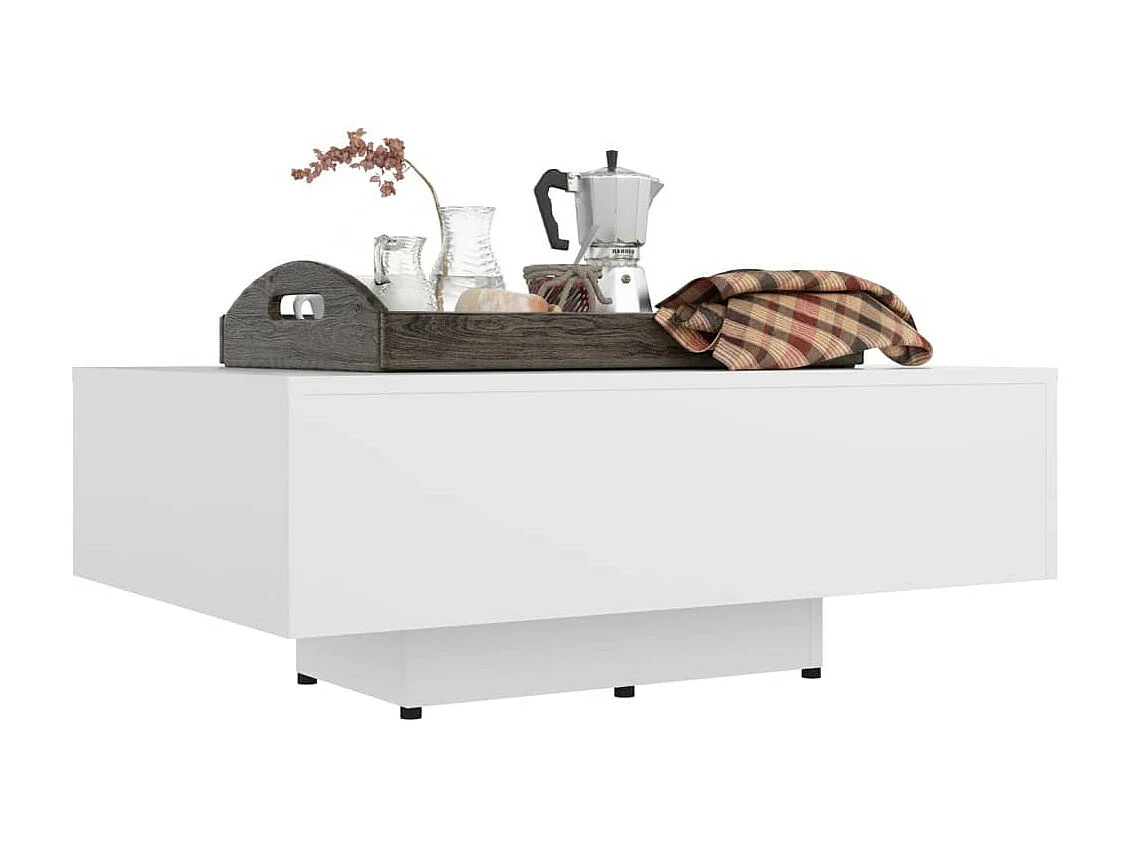 Table basse Blanc 85x55x31