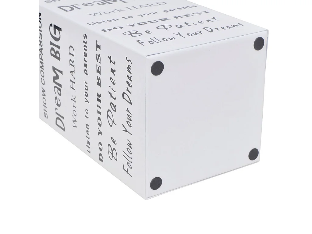 Blanc Carré Porte-parapluie Stockage pour cannes bâtons Acier 48,5cm 2