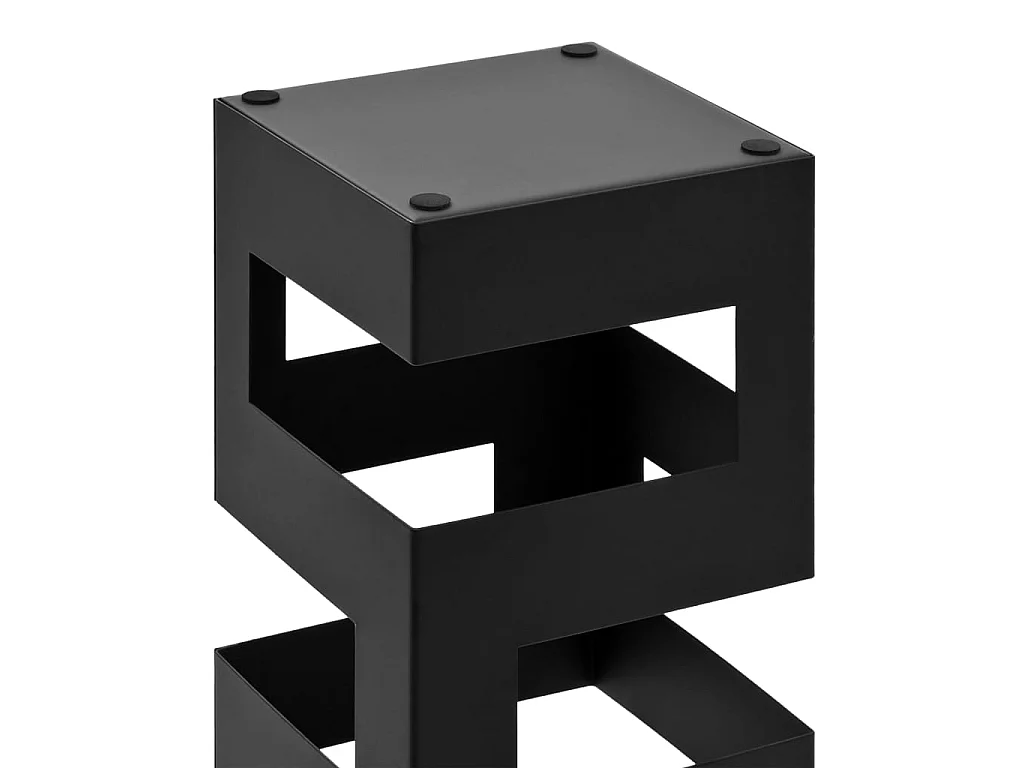 Porte-parapluie Tetris Acier Noir