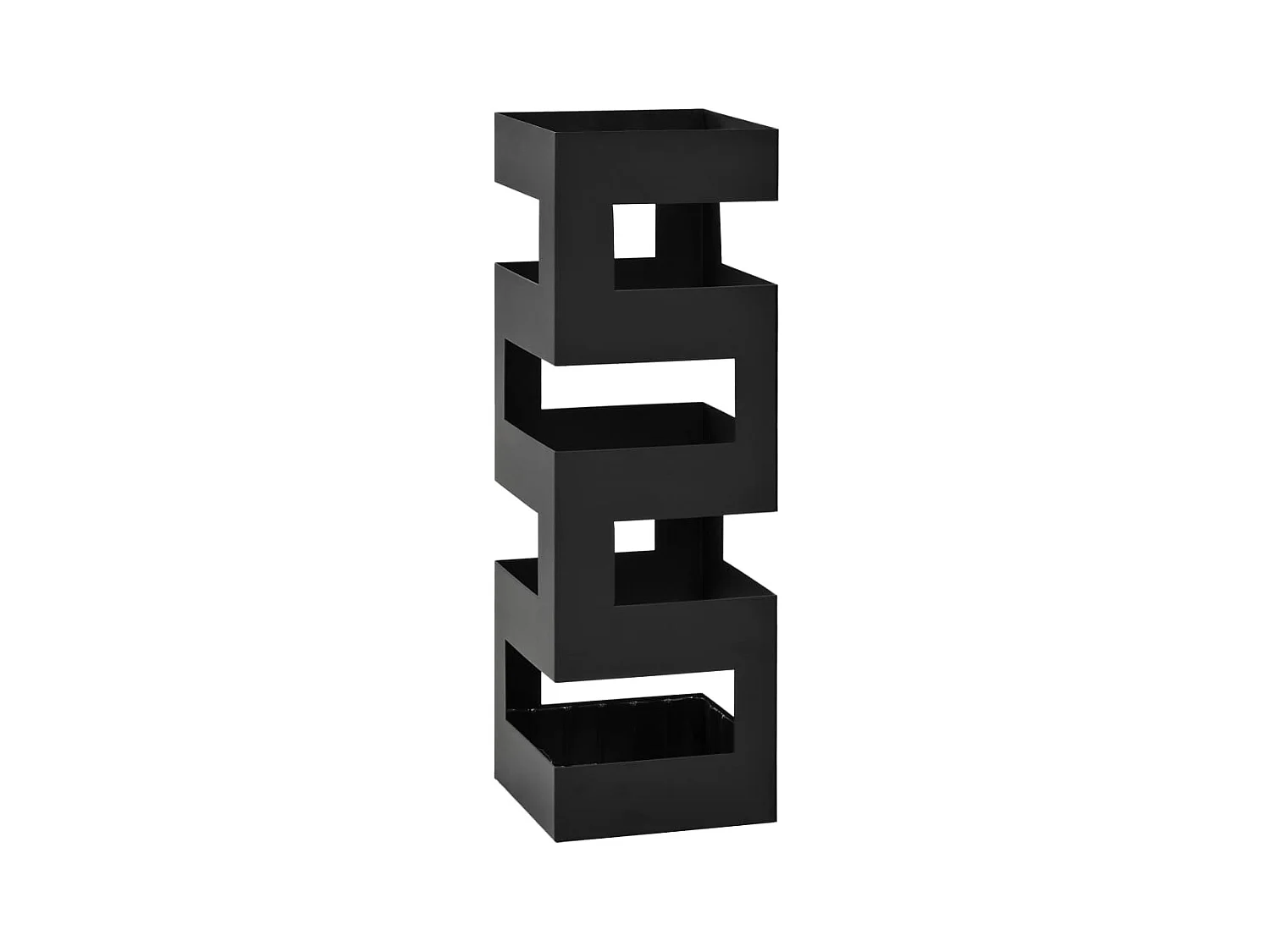 Porte-parapluie Tetris Acier Noir