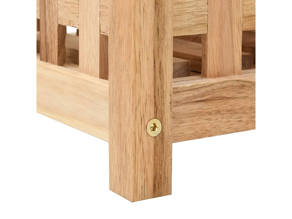 Porte-parapluie 18 x 18x50 Bois de noyer massif