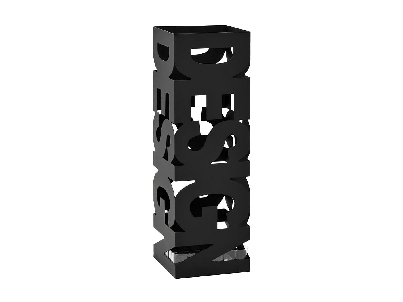 Porte Parapluie Design Brique Noir - Porte-manteaux