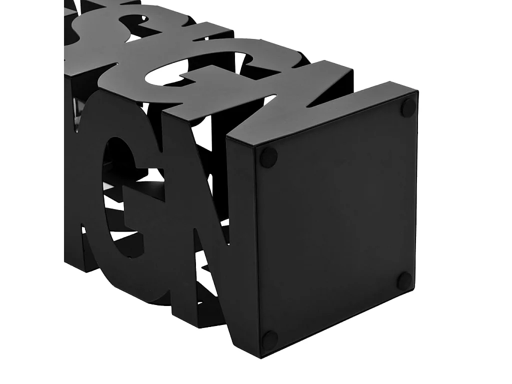 Porte-parapluie Design Acier Noir