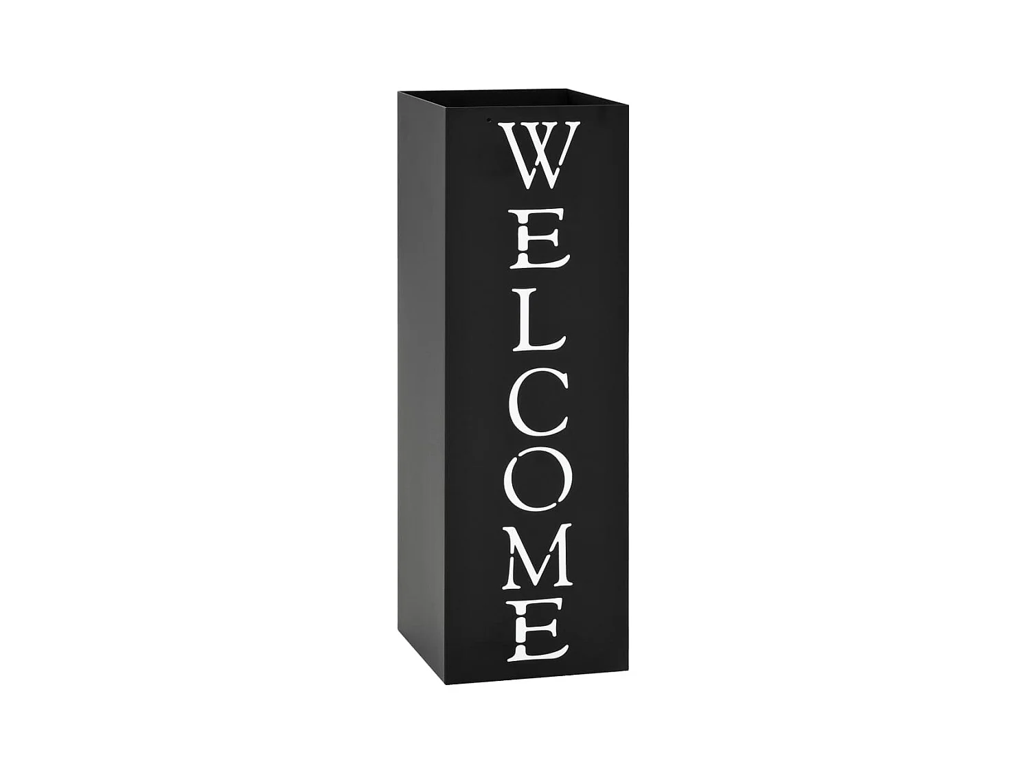 Porte-parapluie Welcome Acier Noir