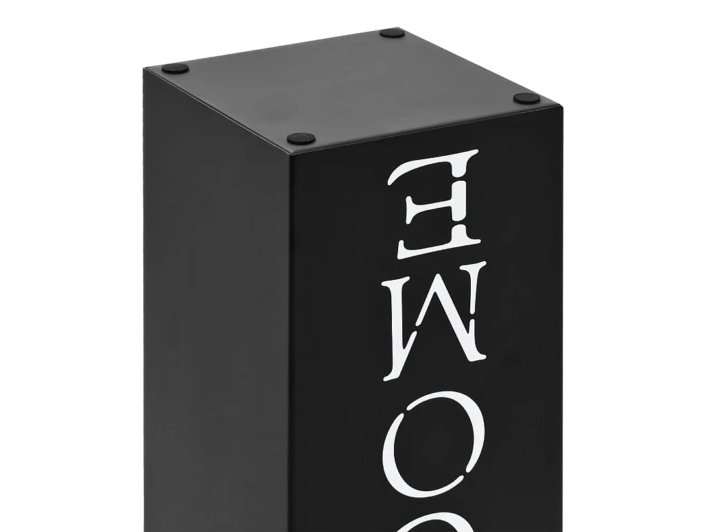 Porte-parapluie Welcome Acier Noir