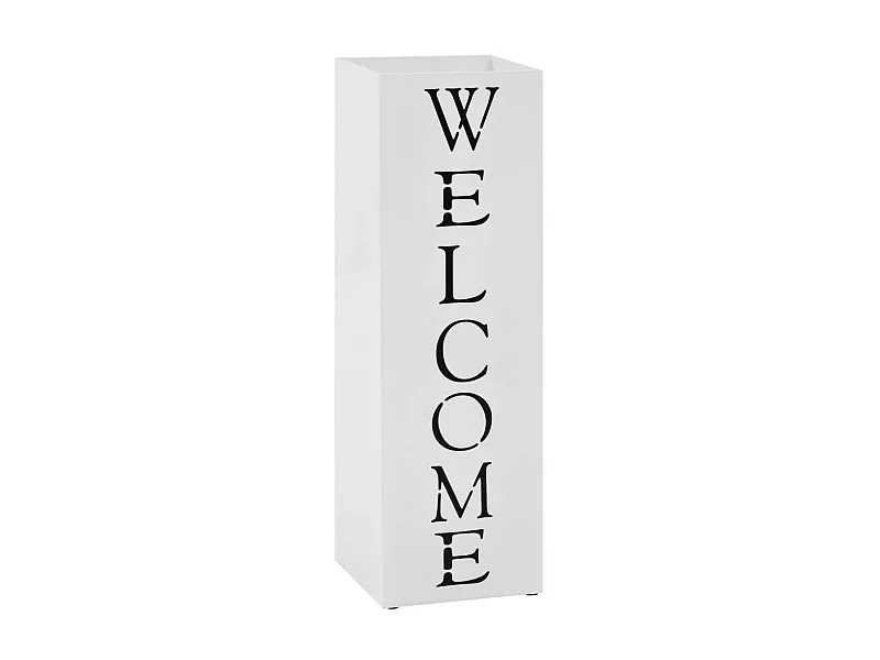 Porte-parapluie Welcome Acier Blanc