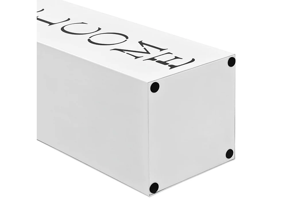 Porte-parapluie Welcome Acier Blanc