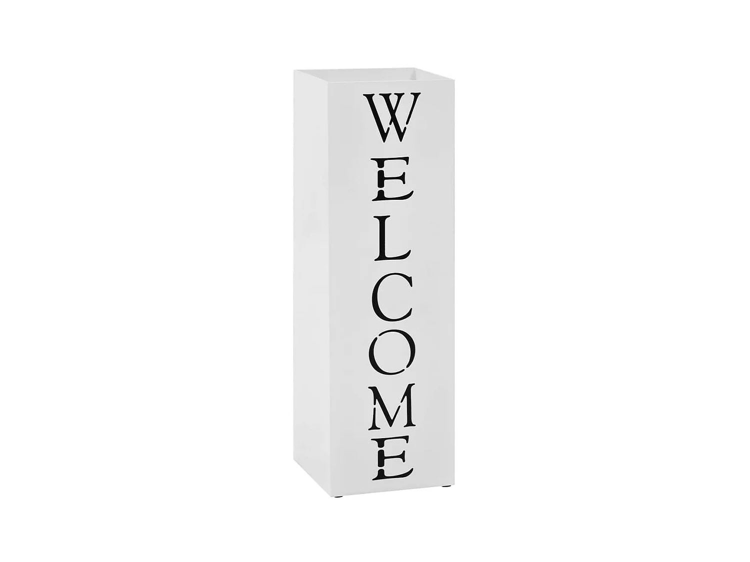 Porte-parapluie Welcome Acier Blanc