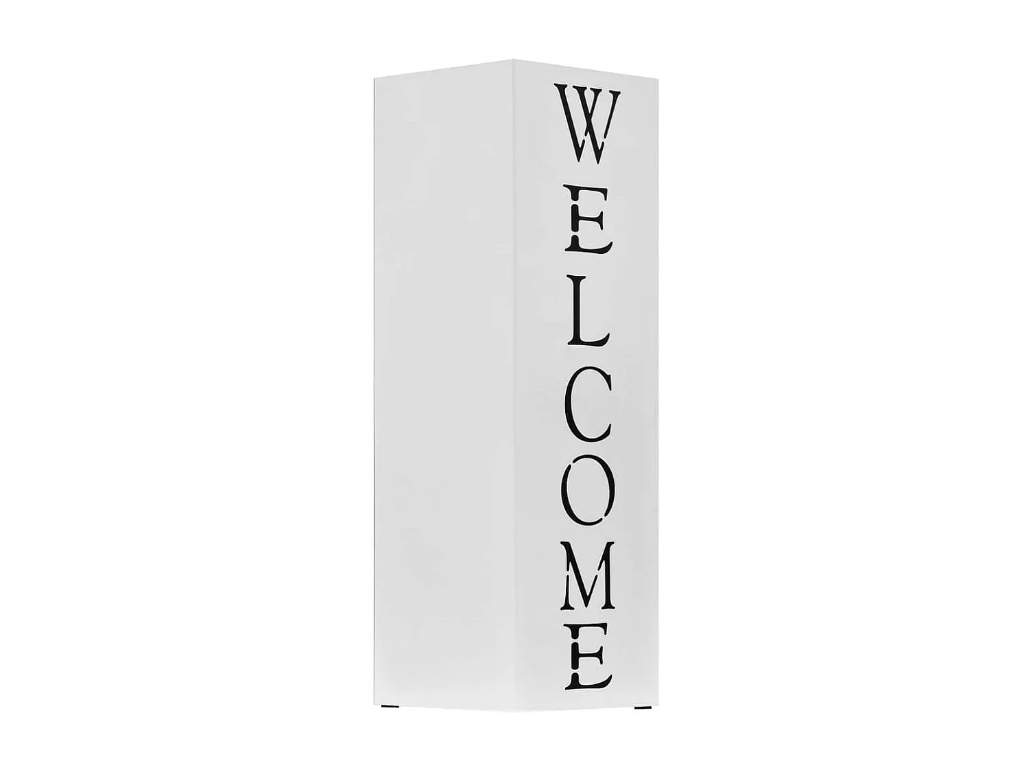 Porte-parapluie Welcome Acier Blanc