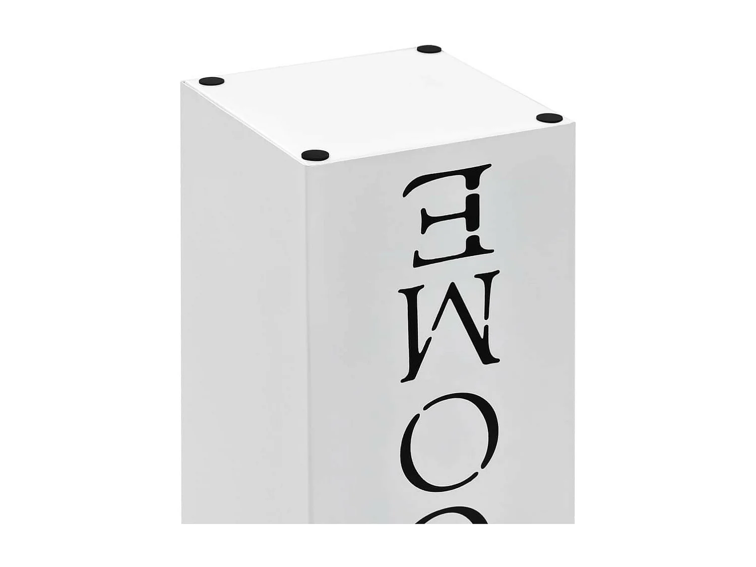 Porte-parapluie Welcome Acier Blanc